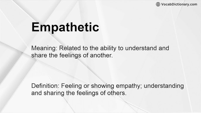 definition for empathetic