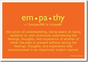 definition of empathetic